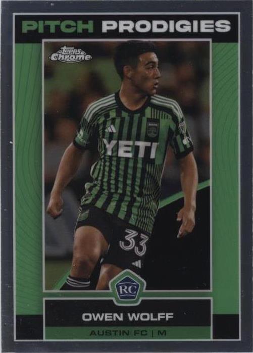 2023 Topps Chrome MLS Owen Wolff #162