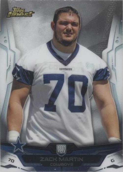 2014 Topps Finest Zack Martin #112