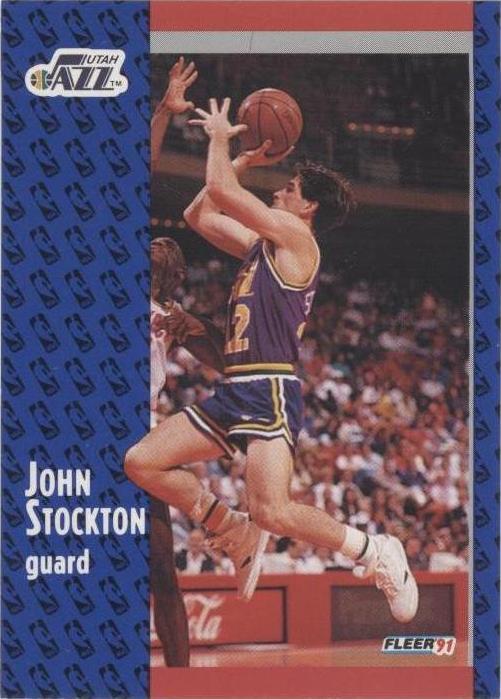 Fleer 1991-92 - John Stockton #203