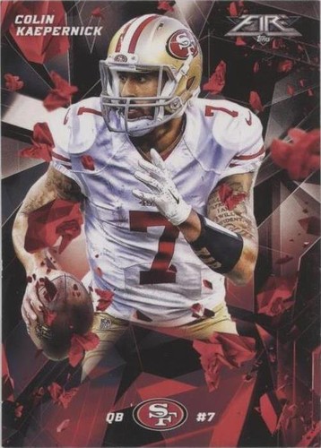 2015 Topps Fire Colin Kaepernick #76