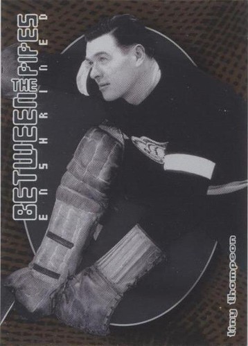 2001-02 In the Game Be A Player Between the Pipes - Tiny Thompson #134