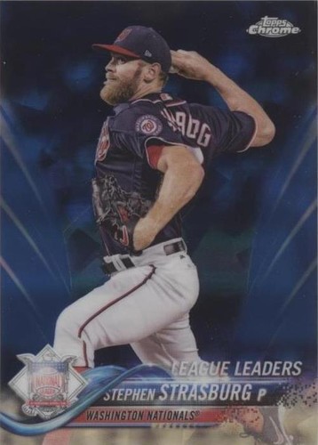 2018 Topps Chrome Sapphire Edition - Stephen Strasburg #335