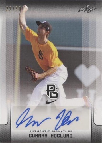 2017 Leaf Perfect Game National Showcase - Gunnar Hoglund #BA-GH1