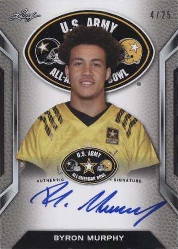 2016 Leaf U.S. Army All-American Bowl Byron Murphy #ATA-BM1