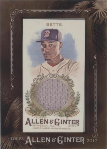 2024 Topps Allen & Ginter Mini Framed Relics #MFR-MB Mookie Betts