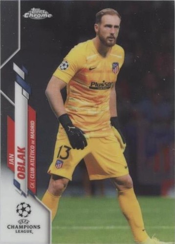 2019-20 Topps Chrome UCL Jan Oblak #81