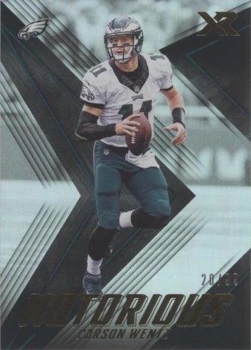 2017 Panini XR Carson Wentz #NOT-CW