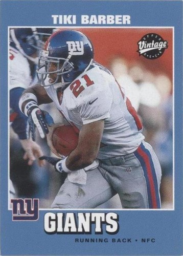 2001 Upper Deck Vintage Tiki Barber #111