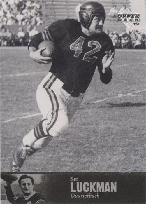 1997 Upper Deck NFL Legends Sid Luckman #47