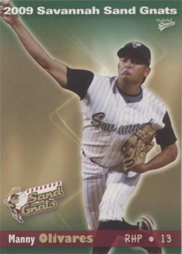 2009 MultiAd Sports Savannah Sand Gnats - Manny Olivares #25