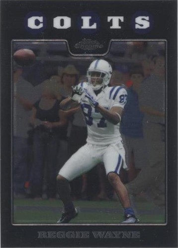 2008 Topps Chrome Reggie Wayne #TC82