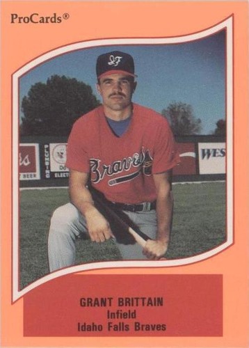 1990 ProCards A & AA Minor League Stars - Grant Brittain #198