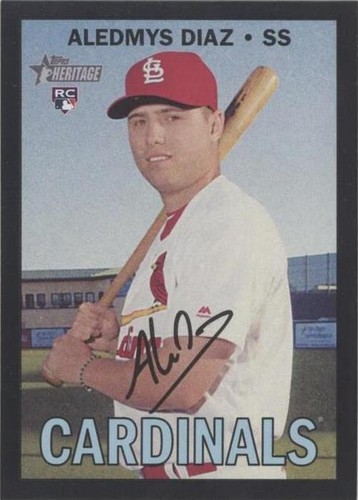 2016 Topps Heritage High Number - Aledmys Diaz #THC-713