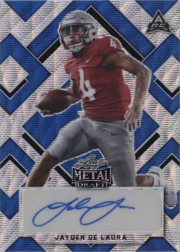 2022 Leaf Metal Draft Jayden De Laura #BA-JDL