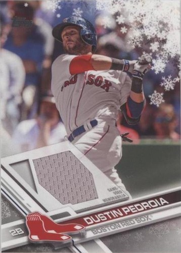 2017 Topps Holiday - Dustin Pedroia #R-DPE