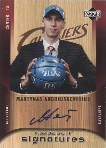 2005-06 Upper Deck Hardcourt - Martynas Andriuskevicius #HS-MA