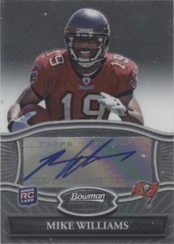 2010 Bowman Sterling Mike Williams #BSA-MW