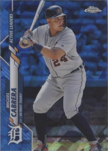 2020 Topps Chrome Update Series Sapphire Edition - Miguel Cabrera #U-184