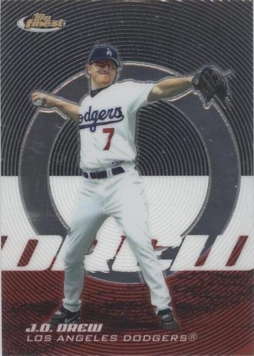 2005 Topps Finest - J.D. Drew #23