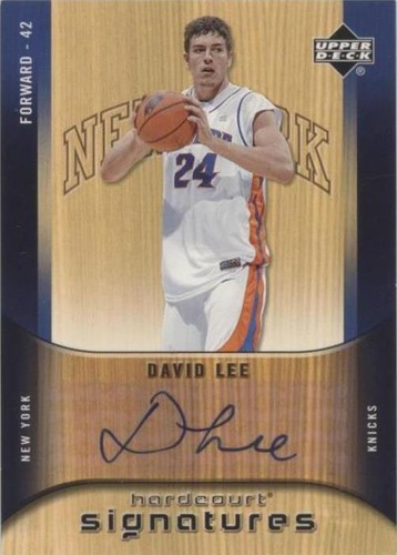 2005-06 Upper Deck Hardcourt - David Lee #HS-DL