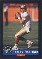 1992 Classic Draft Picks Casey Weldon #31