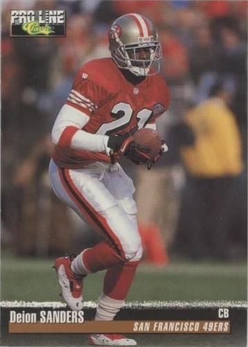 1995 Classic Pro Line Deion Sanders #165