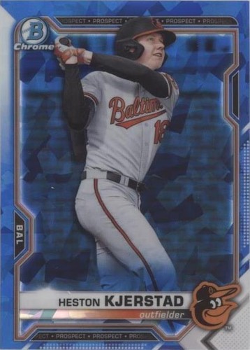 2021 Bowman Chrome Sapphire Edition - Heston Kjerstad #BCP-166