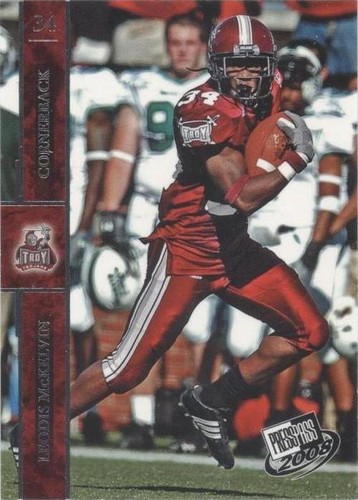 2008 Press Pass Leodis McKelvin #44