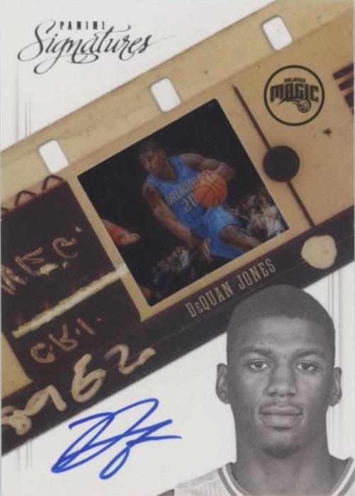 2012-13 Panini Signatures - Dequan Jones #191