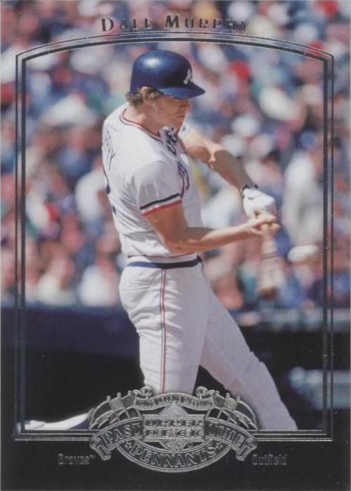 2005 Upper Deck Past Time Pennants - Dale Murphy #17