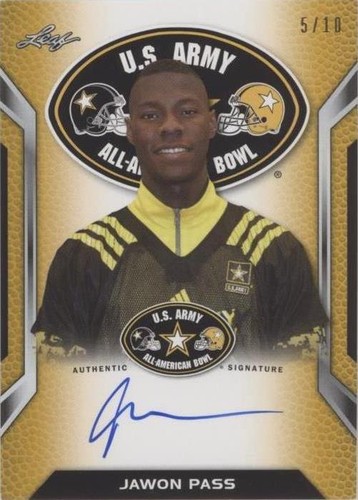 2016 Leaf U.S. Army All-American Bowl Jawon Pass #ATA-JP1