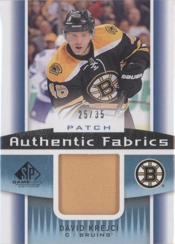 2013-14 SP Game Used Edition - David Krejci #AF-DK