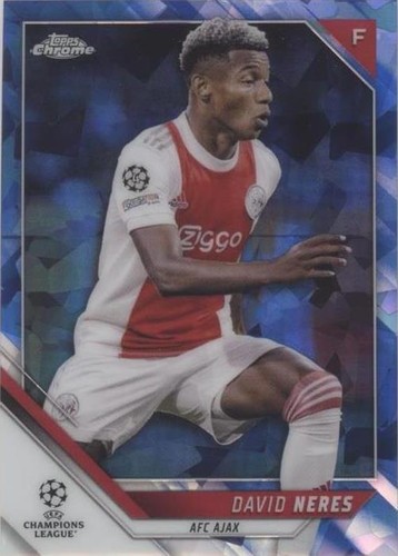 2021-22 Topps Chrome UCL Sapphire Edition David Neres #103