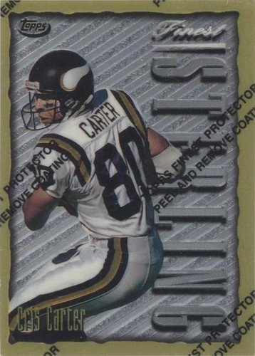 1996 Topps Finest Cris Carter #220