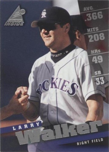 1998 Pinnacle Inside - Larry Walker #33
