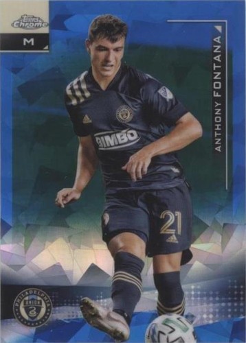 2021 Topps Chrome MLS Sapphire Edition Anthony Fontana #64