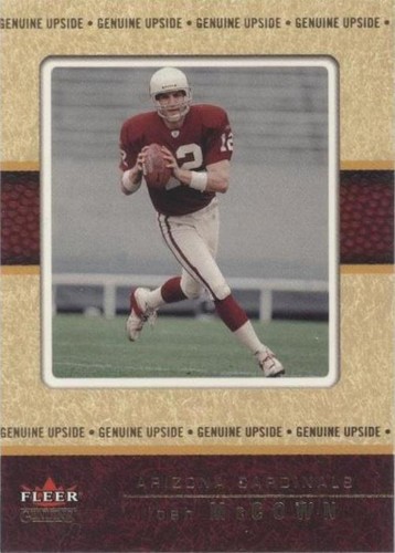 2002 Fleer Genuine Josh McCown #153