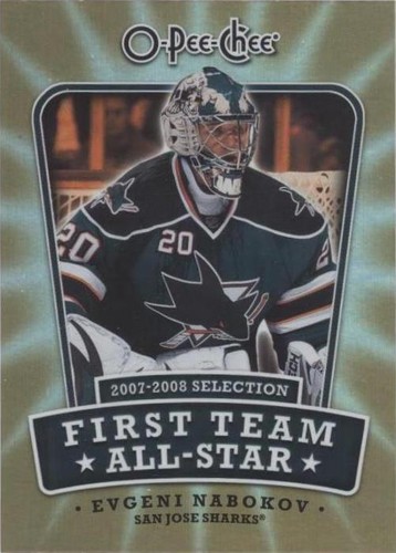 2008-09 O-Pee-Chee - Evgeni Nabokov #1ST-EN
