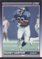 1990 Score Rodney Hampton #71T