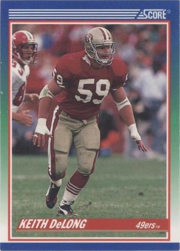 1990 Score Keith DeLong #392