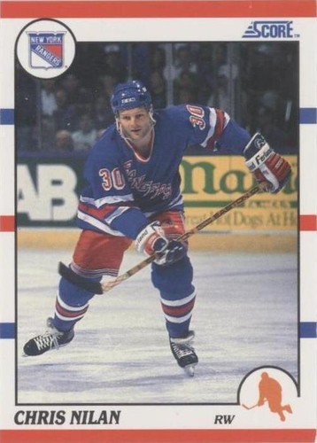 1990-91 Score - Chris Nilan #311