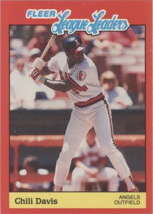 1989 Fleer 棒球联盟领袖 - Chili Davis #9
