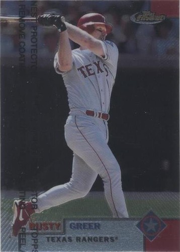 1999 Topps Finest - Rusty Greer #92