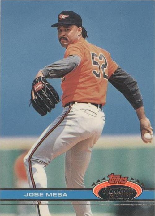 1991 Topps Stadium Club - Jose Mesa #380