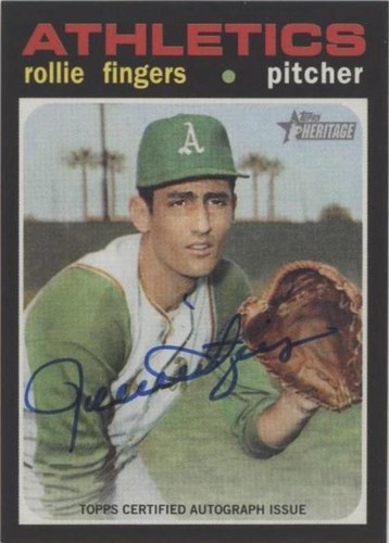 2020 Topps Heritage High Number - Rollie Fingers #ROA-RF