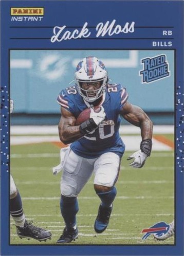 NFL  ZACK MOSS選手の直筆サイン入りジャージ（カード付き） NFL ZACK MOSS選手の直筆サイン入りジャージ（カード付き）