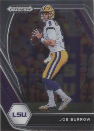 2021 Panini Prizm Draft Picks Collegiate #3 Joe Burrow LSU Tigers