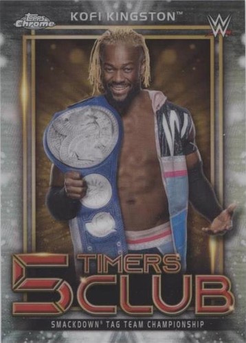 2021 Topps Chrome WWE - Kofi Kingston #5T-8