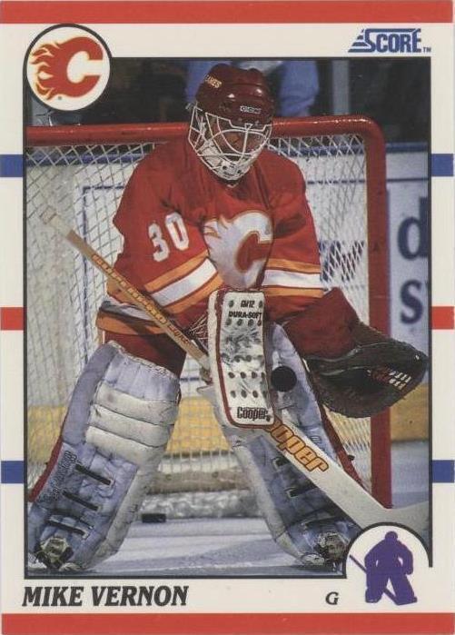 1990-91 Score 100 Hottest Players and Rising Stars - Mike Vernon #23