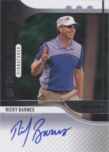2012 SP Authentic - Ricky Barnes #107